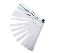 Fafeicy Jauge d'épaisseur, Outil de Précision en Acier Inoxydable, Instrument de Mesure Métrique 0,02-1,0 Mm pour Applications Automobiles et Industrielles