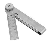 Fafeicy Jauge, Outil en Acier Inoxydable, Outil de Mesure d'épaisseur pour Moteur de Guitare, 75 Mm, 14 Pièces Plage 0,05-1,00 Mm (75 * 14 pièces 0,05-1,00)