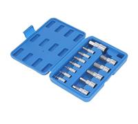 Fafeicy Jeu de 13 Douilles Hexagonales 2-14 Mm Kit D'Embouts Hexagonaux Jeu de Douilles à clé Hexagonale 1/4 3/8 1/2 Pouce avec Finition Miroir plaqué Cr Embouts Revêtus de de Zinc pour