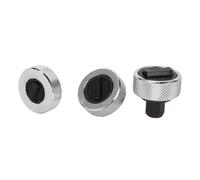 Fafeicy Jeu de 3 Clés à Cliquet à Doigt, Entraînement 1/2 3/8 1/4 Pouces CW CCW Réversible en Acier chromé, avec Conception de Mini Molette, pour L'entretien de la Réparation des Roues