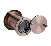 Fafeicy Judas de Porte Grand Angle de 220 Degrés, Judas en Laiton Massif avec Couvercle de confidentialité Robuste pour Portes de 1,38 à 2,36 Pouces, Lentille en Verre Optique pour une sécurité