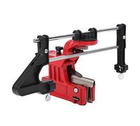 Fafeicy Kit Affûteuse de Chaîne de Tronçonneuse avec Guide de Classement Précis Outil d'Affûtage de Chaîne de Scie Montée