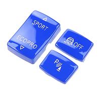 Fafeicy Kit de Boutons de Commutation Antidérapants ESP, Matériau ABS, Remplacement OEM pour Séries 1 2 3 4, Ajustement Direct, Installation Facile (BLUE)
