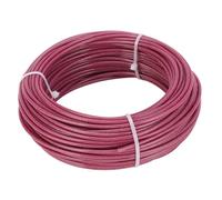 Fafeicy Kit de Câble Tendeur en Acier Violet 100ft 3mm, Treillis Multifonction avec Quincaillerie en Acier Inoxydable 304 pour Plantes Grimpantes, Vignes, Voile D'ombrage, Lumières