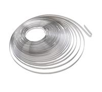 Fafeicy Kit de Cerclage en Acier Inoxydable de 1/2 Pouces, Outil en Métal Robuste avec Boucles pour les Besoins d'expédition et d'emballage Industriels