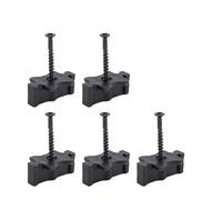 Fafeicy Kit de Fixation de Terrasse Composite 100 Pièces pour 50 M².FT.Fixation Dissimulée avec Vis Intégrées pour Espacement des Solives de 16 Pouces