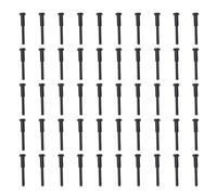 Fafeicy Kit de Garde-corps à Câble dissimulé, extrémité de Goujon à | Revêtement D'oxyde Noir de qualité Marine, pour Poteaux Métalliques en Bois D'escalier de Pont, Récepteur dissimulé à