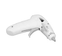 Fafeicy Kit de Pistolet à Colle Chaude sans Fil Rechargeable, Mini-pistolet à Colle de Chauffage Rapide avec 30 Bâtons, 3V-4,7 V pour les Réparations à Domicile de L'artisanat (WHITE)