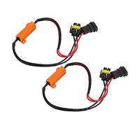 Fafeicy Kit de Résistance pour Feu Arrière à LED, Alliage D'aluminium, | Décodage d\'erreur Hyper-Flash, connecteur Plug-and-Play, boîtier résistant à la Corrosion, utilisation du clignotant des