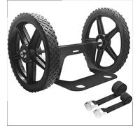 Fafeicy Kit de Roue de Refroidissement Universel de 15,5 à 17,5 Pouces de Roues Lourdes avec Base de Chariot Réglable pour Le Coffre de Glace pour Le Camping à la Plage