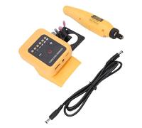 Fafeicy Kit d'outils Rotatifs sans Fil Mini Meuleuse sans Fil Graveur 6 Vitesses 6000-18000 Tr/min avec 24 Accessoires Support de Table de Travail Sortie USB de Type C adapté aux Batteries de la