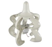 Fafeicy Kit Générateur d'éolienne, éolienne à Arbre Vertical 12 V 24 V 100 W avec 5 Pales et Contrôleur, Générateur en Forme de Gourde pour Maison, Ferme, Cour, Utilisation Hors Réseau (300W)