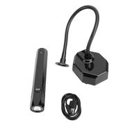 Fafeicy Lampe à ongles rechargeable LED sans fil avec col de cygne flexible et contrôle tactile, double source de lumière 365 nm 405 nm, pour une utilisation à la maison et en salon