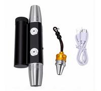 Fafeicy Lampe de Poche D'évaluation de Jade 4 Sources de Lumière Lampe de Test de Pierres Précieuses Rechargeable 365nm au Xénon Violet Jaune Blanc pour L'identification Experte