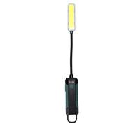Fafeicy Lampe de Travail Flexible à Col de Cygne, Tuyau Pliable à 360 | Rechargeable, COB 600 Lm, 4 Modes, Lumière du Jour, Chaud, Rouge, Batterie 2000 MAh, Autonomie 20 H, USB C, Crochet Mains
