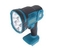 Fafeicy Lampe de Travail LED sans Fil, Projecteur Portable 1500 Lm avec Support de Batterie, Tête Rotative et Clignotante, Matériau ABS pour Atelier et Utilisation en Extérieur