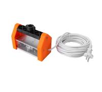 Fafeicy Lampe D'inspection Murale à LED, Grand Angle de 155 °, 1000 Lm, Anti-éblouissante, avec Surface D'appui en Silicone, Lentille Résistante aux Rayures pour le Polissage de la (ABS+gel de silice)