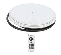 Fafeicy Lampe sous-Marine étanche IP68 LED RVB 18 W avec Télécommande pour Piscines, Aquariums et Baignoires, Design Magnétique Portable avec 468 Perles SMD2835 (25W)