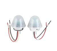 Fafeicy Le Capteur de Lumière à Cellule Photoélectrique Commute du Crépuscule à L'aube 10A, étanche à la Pluie, Marche/arrêt Automatique pour Le Contrôle de L'éclairage Extérieur du (AC/DC24V)