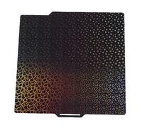 Fafeicy Lit D' Flexible, Kaléidoscope PEY Lisse et Plaque de Construction à Motif D'éclat 257 X 257 Mm avec Forte Adhérence pour PLA PETG, adapté aux Imprimantes 3D A1 P1P P1S