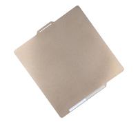 Fafeicy Lit d' PEI Double Face, Feuille PEI de 1,3 Mm d'épaisseur pour P1S, Adhérence Haute Température pour PETG ABS PLA, 258 X 258 Mm, Grandes Impressions Sécurisées sans Effort avec