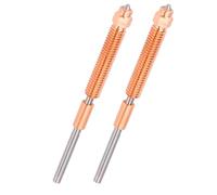 Fafeicy Lot de 2 Buses à Changement Rapide, Conception Intégrée Entièrement en Métal avec Rupture de Chaleur en Alliage de Titane, Acier trempé CrZrCu pour Imprimantes 3D K2 PLUS (0,4 mm)