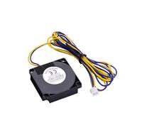 Fafeicy Lot de 2 Ventilateurs de Refroidissement sans Balais 40 X 40 X 10 Mm DC 24 V 0,06 A Compatibles avec Ender-3 Ender-3 Pro CR-10 Series Extrudeuse D'imprimante 3D Hotend de (BLACK)