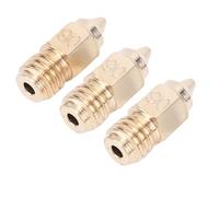 Fafeicy Lot de 3 Buses D'imprimante 3D en Laiton de 0,6 Mm, Adaptées pour Ender 5, Ensemble de Buses Résistantes à L'usure à Haute Température Maximale avec Paroi Intérieure Brillante