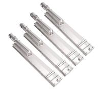 Fafeicy Lot de 4 Brûleurs à Gaz pour Barbecue en Acier Inoxydable 304 avec Répartition Uniforme de la Chaleur, Construction Soudée sans Couture pour Grillades Bull Coyote Blaze Char Broil