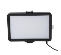 Fafeicy Lumière Vidéo de Chambre à LED Portable avec Filtre à Filtre de Couleur Alimentation électrique, Lumière du Panneau RVB Réglable pour les Prises de Vue Intérieures YouTube, Matériau de