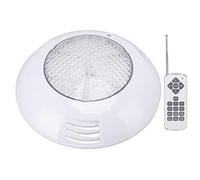 Fafeicy Lumières de Piscine LED AC12V RGB Lumière de Piscine 25W ABS PC IP68 étanche Télécommande Lumière sous-Marine pour Piscines Aquariums à Haute Transmission Longue Durée de Vie (18W)