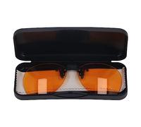 Fafeicy Lunettes Clip Lentille Vertical Flip Portable Orange, Clip pour Écran Ordinateur Rond
