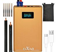 Fafeicy Machine à Souder par Points Portable, Réglage de la Puissance à 20 Vitesses, Temps de Retard Réglable à 20 Vitesses avec écran OLED pour le Soudage de Batteries au (multicolore)