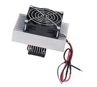 Fafeicy Machine de Réfrigération à Semi-conducteur 12 V, Refroidisseur Thermoélectrique ABS en Alliage d'aluminium, Module de Refroidissement Compact 72 W, Plug and Play pour Système de