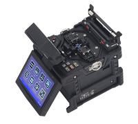 Fafeicy Machine D'épisseur de Fusion à Fibre Optique de 5 Pouces Machine D'épissure 400x avec un Chauffage Rapide de 26S de 26S pour les Ingénieurs de Maintenance des Câbles FTTH (Prise UE)