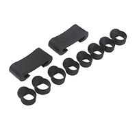 Fafeicy Manchons de Doigt de Tambour de Langue, Accessoire d'instrument en Silicone avec Supports de pour une Expérience Sonore Améliorée et un Confort de Percussion