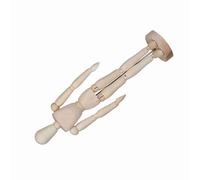 Fafeicy Mannequin d'artiste en Bois Mannequin de Dessin articulé 33 Cm Figure en Bois Dur assaisonné avec Support Articulations Rotatives Référence de Pose Flexible pour les Artistes Esquissant la