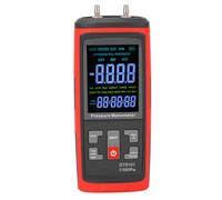 Fafeicy Manomètre Numérique, Matériau ABS, Affichage Haute Résolution, Testeur de Pression de Gaz à Double Port ± 500 Pa pour l'étalonnage et le Dépannage