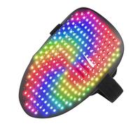 Fafeicy Masque Halloween Light Up LED, Détection des Gestes, 25 Images Dynamiques pour les Fêtes Costumées et les événements de Cosplay