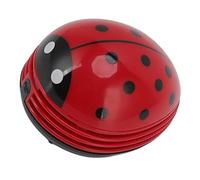 Fafeicy Mini Aspirateur de Bureau Portatif de Dessin animé, Balayeuse de Déchets de Papier, Rouge, Conception Rotative, commodité sans Fil, Forte Aspiration, Facile à Utiliser,