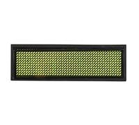 Fafeicy Mini-digital Numérique Badge avec luminosité Réglable Nom de Nom de Message Message Badge Signes pour le Personnel de Vente au Détail - Bleu (YELLOW)