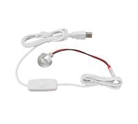 Fafeicy Mini Projecteur LED, Projecteur à intensité Variable alimenté par USB pour une Utilisation en Intérieur, luminosité Réglable avec Modes Constant et Respiratoire pour Vitrines et