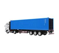 Fafeicy Modèle de Camion à Conteneurs en Alliage Hautement Simulation Toys Véhicule pour Enfants (Camion Porte-conteneurs)