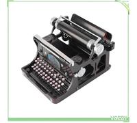 Fafeicy Modèle de machine à écrire antique Machine à écrire Vintage Portable, Machine à écrire Miniature Fonctionnelle, jeux cube