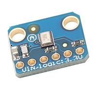 Fafeicy Module de Microphone Module de Microphone MEMS Sortie I2S avec Broches Gain Réglable Carte Bleue Omnidirectionnelle SPH0645 pour Les Projets Audio de Détection Vocale