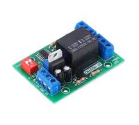 Fafeicy Module de Relais de Retardement 12 V DC, Minuterie DPDT avec Sortie 2 Canaux pour la des Interruptions d'eau et d'air, Plage de Temps Réglable de 0 à 300 Secondes/min, Faible Consommation