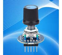Fafeicy Module Encodeur Rotatif, 5V 2 Pièces | Rotation à 360 degrés, fonction de réinitialisation des boutons, conception de contact à broche, comptage d\'impulsions,