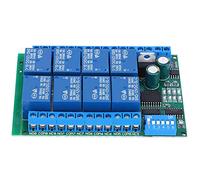 Fafeicy Module Relais, Carte Relais 8 Canaux 12V DC, 10A, Commande 6