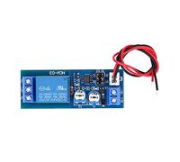 Fafeicy Module Relais Temporisé Réglable, Cycles Infinis Modes (24V)