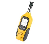 Fafeicy Montage de Température d'humidité Numérique HT-86 avec Mesure de L'ampoule Humide à Point Rosée, Résolution de 0,1 ℃ / ℉, LCD rétro-éclairé pour les Laboratoires Industriels